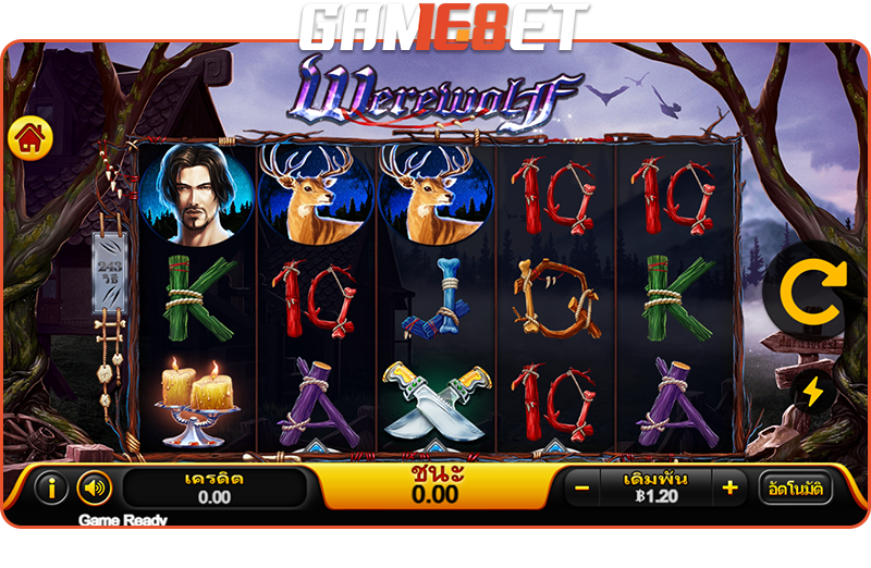 รูปแบบการเล่นเกมสล็อต Werewolf Slot