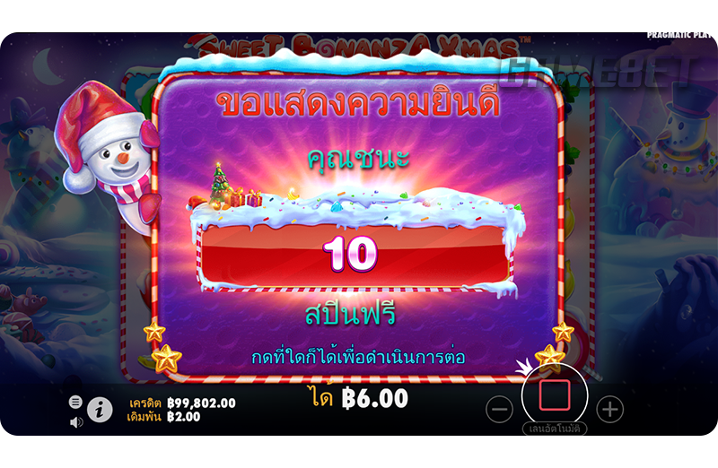 จุดเด่น ของ สล็อต Sweet Bonanza Xmas